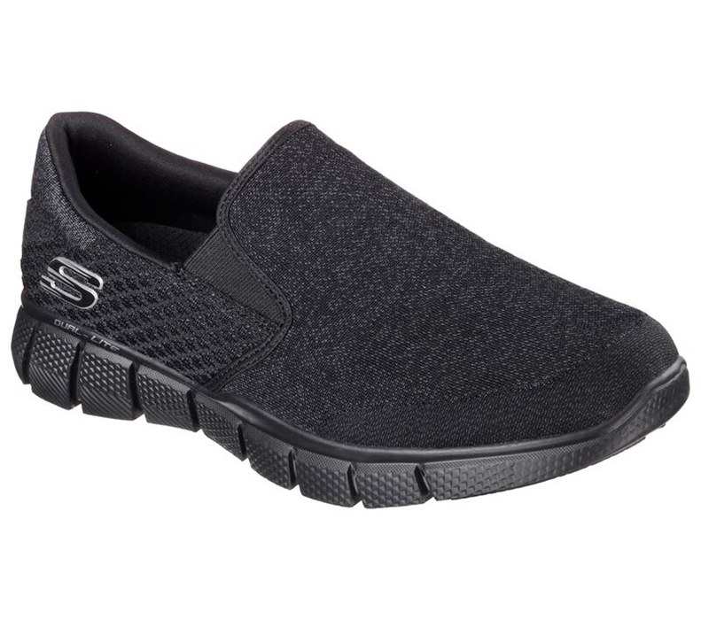 Skechers Herr Svarta Slip On - Equalizer 2.0 - Sverige (PVMWF-1409)